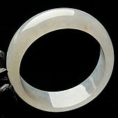 冰种晴水缅甸翡翠A货贵妃镯（53.3mm-47.2mm）