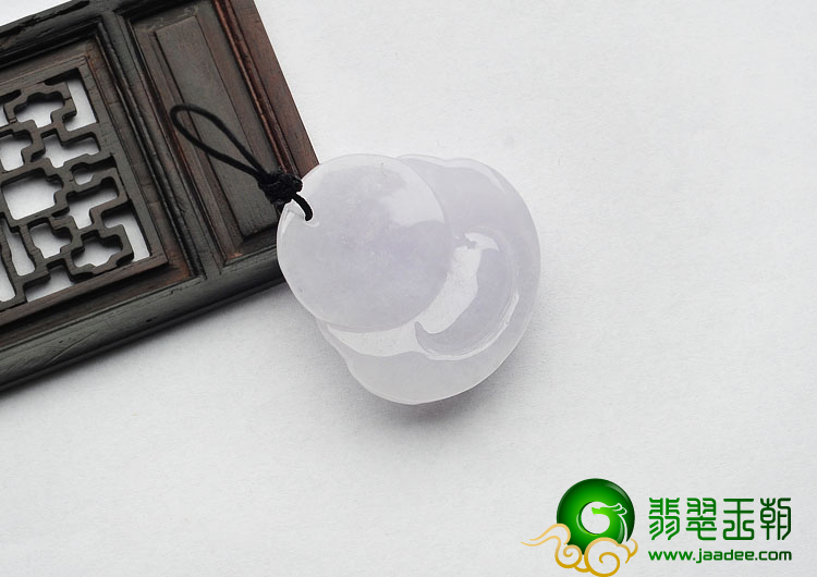 糯冰种春带彩缅甸翡翠A货玉佛挂件