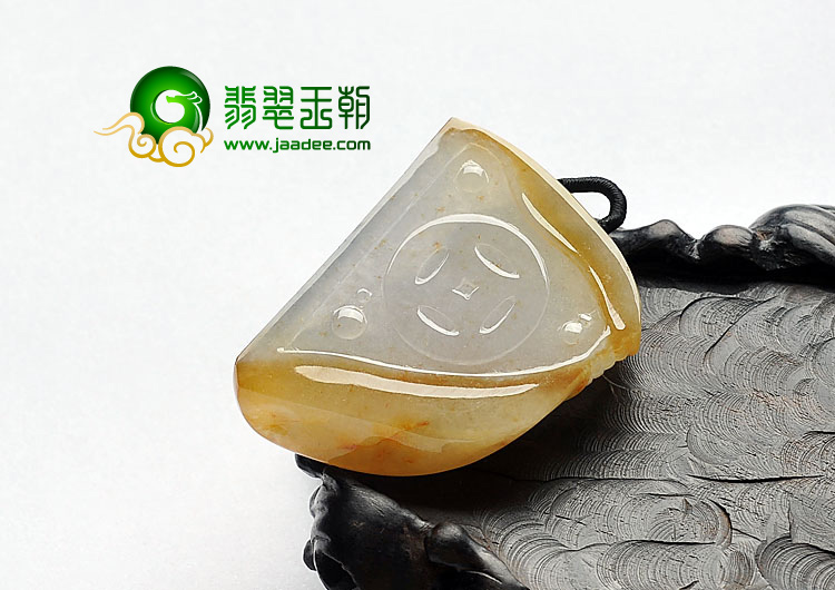 冰种黄翡缅甸翡翠A货秦始皇挂件