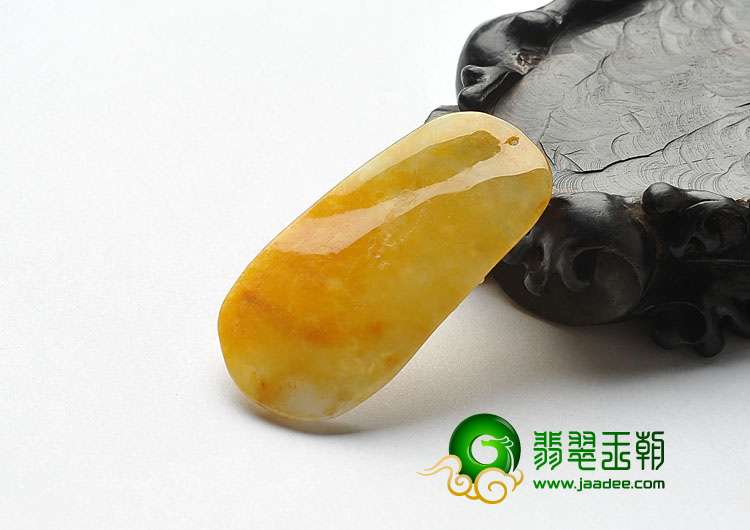冰种黄翡缅甸翡翠A货站观音挂件