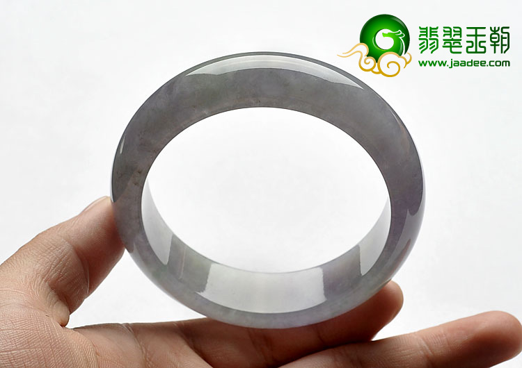 糯冰种紫罗兰缅甸翡翠A货手镯（60.3mm）