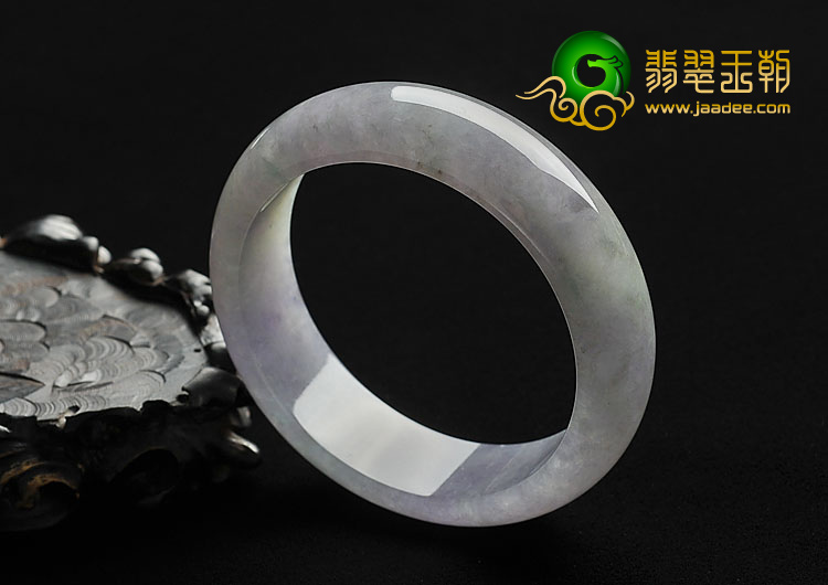 糯冰种紫罗兰缅甸翡翠A货手镯（60.3mm）