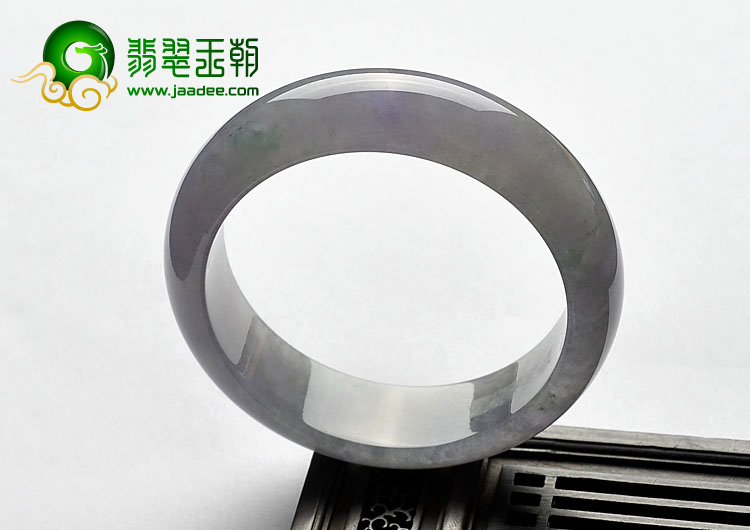 糯冰种紫罗兰缅甸翡翠A货手镯（60.3mm）