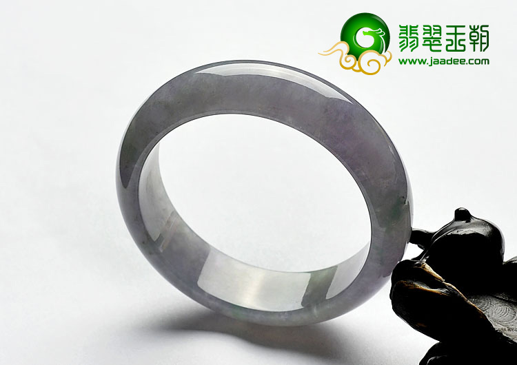糯冰种紫罗兰缅甸翡翠A货手镯（60.3mm）