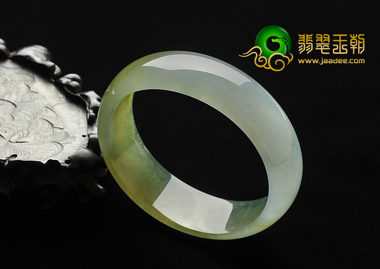 冰种褐黄翡缅甸翡翠A货贵妃镯（57.8mm-52.1mm）