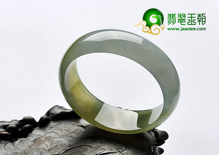 冰种褐黄翡缅甸翡翠A货贵妃镯（57.8mm-52.1mm）