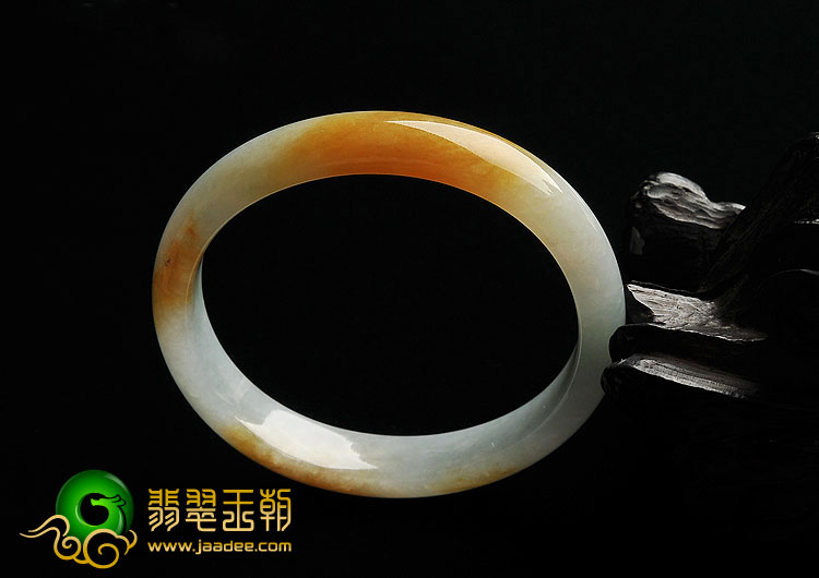 糯冰种褐黄翡晴水缅甸翡翠A货贵妃镯（48.9mm-54.8mm）