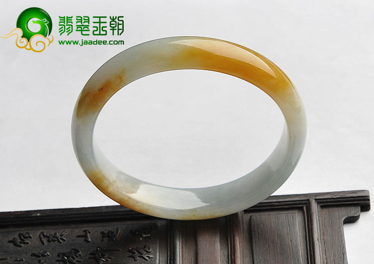 糯冰种褐黄翡晴水缅甸翡翠A货贵妃镯（48.9mm-54.8mm）