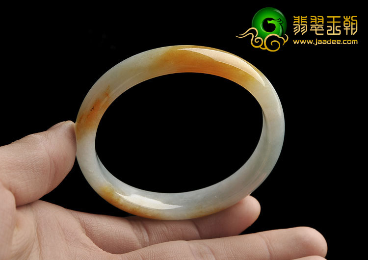 糯冰种褐黄翡晴水缅甸翡翠A货贵妃镯（48.9mm-54.8mm）