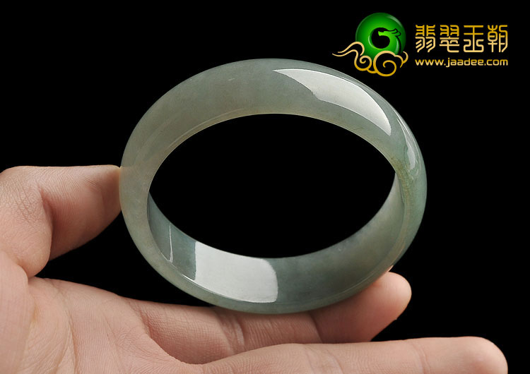 冰种晴水缅甸翡翠A货贵妃镯（54.7mm-49.7mm）