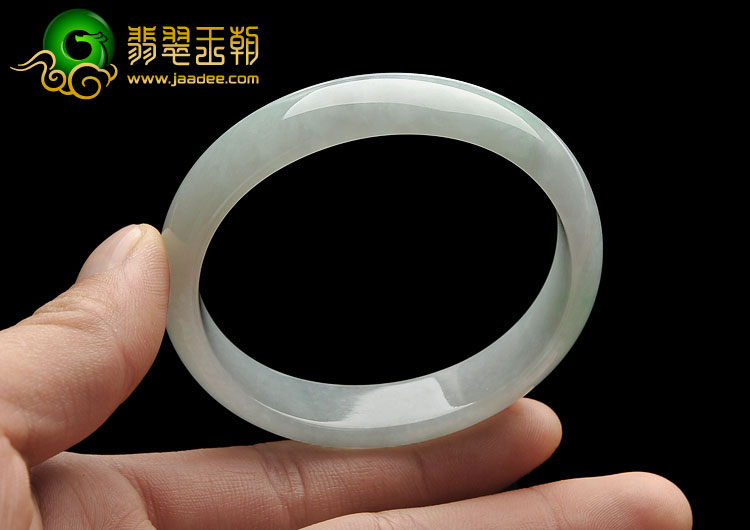 糯冰种晴水缅甸翡翠A货贵妃镯（53.5mm-46.7mm）