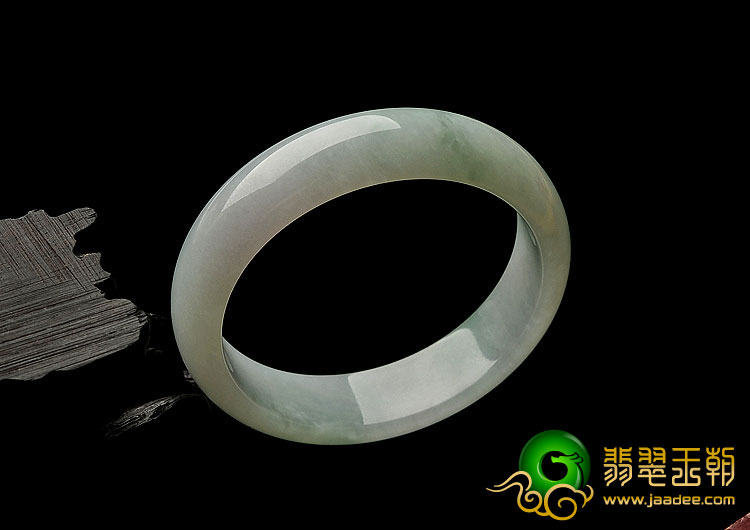 糯冰种晴水缅甸翡翠A货手镯（55mm）