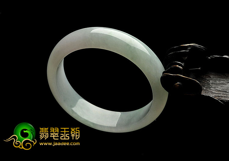 糯冰种晴水缅甸翡翠A货手镯（55mm）