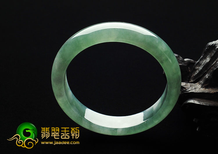 冰种晴水缅甸翡翠A货手镯（59.2mm）
