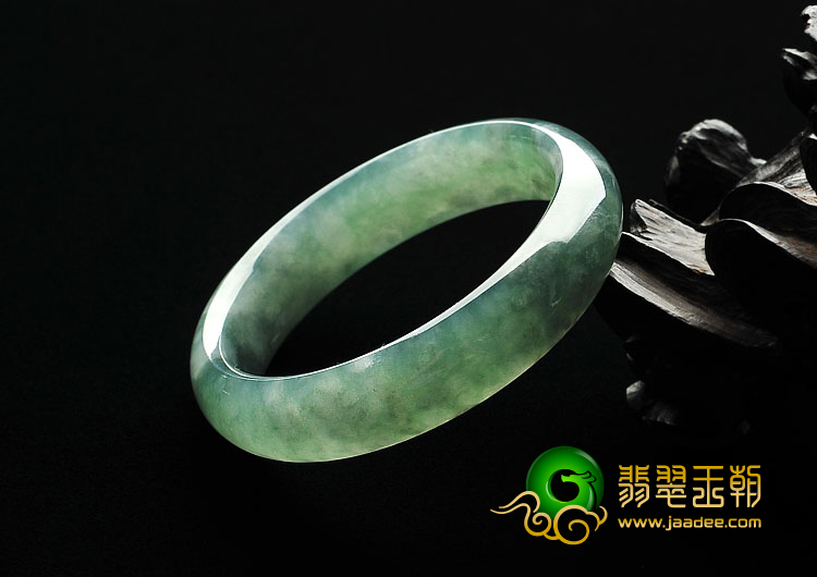 冰种晴水缅甸翡翠A货手镯（59.2mm）