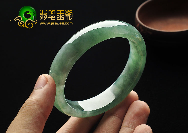 冰种晴水缅甸翡翠A货手镯（59.2mm）