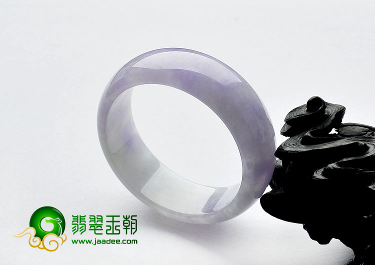 糯冰种紫罗兰缅甸翡翠A货童镯（44.6mm）