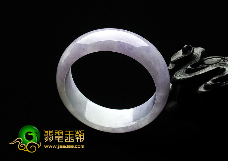 糯冰种紫罗兰缅甸翡翠A货童镯（44.6mm）