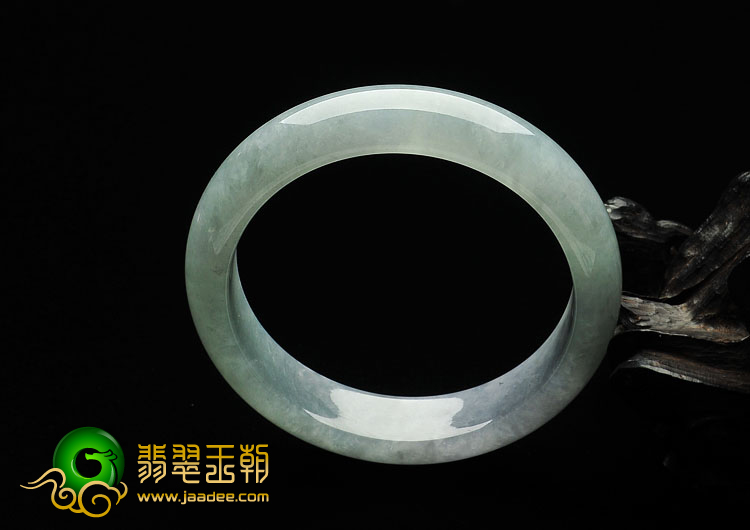 冰种晴水缅甸翡翠A货手镯（58.3mm）
