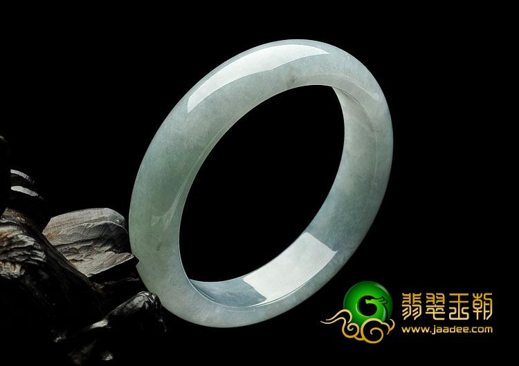冰种晴水缅甸翡翠A货手镯（59.1mm）