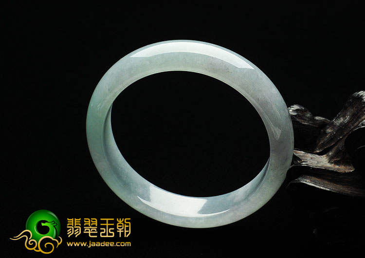 冰种晴水缅甸翡翠A货手镯（59.3mm）