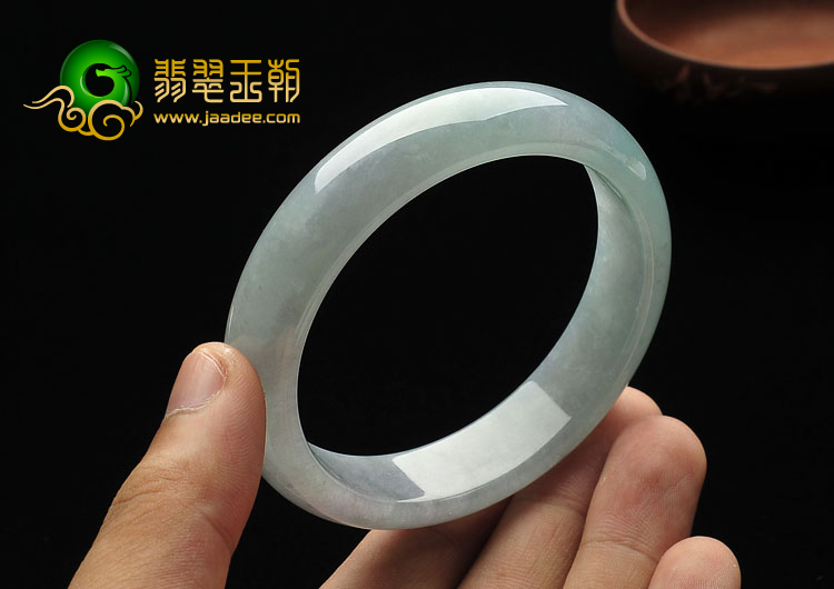冰种晴水缅甸翡翠A货手镯（59.3mm）