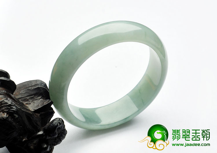 糯冰种晴水缅甸翡翠A货手镯（59.6mm）