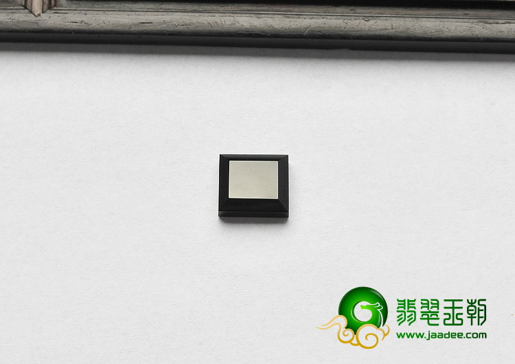 冰种墨翠缅甸翡翠A货戒面