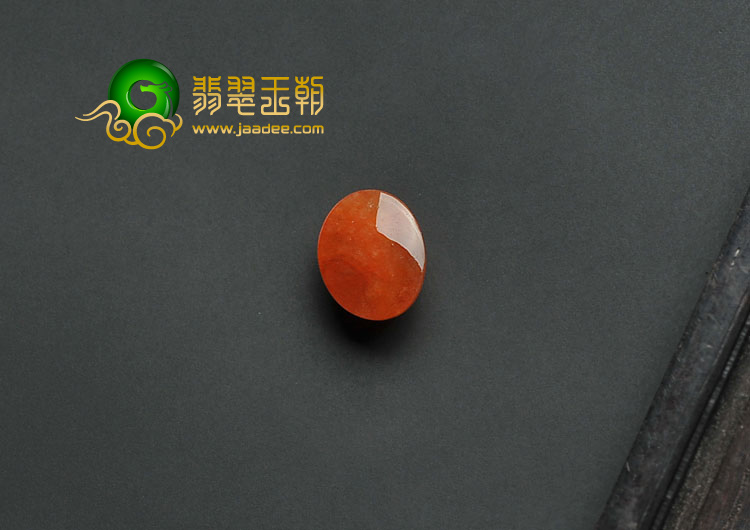 糯冰种红黄翡缅甸翡翠A货戒面