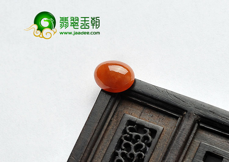 糯冰种红黄翡缅甸翡翠A货戒面