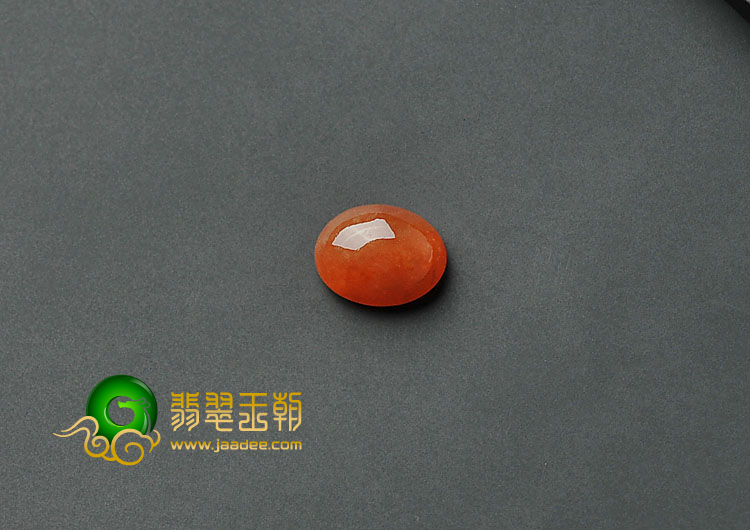糯冰种红黄翡缅甸翡翠A货戒面