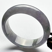 糯冰种紫罗兰缅甸翡翠A货手镯（60.3mm）