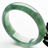 冰种晴水缅甸翡翠A货手镯（59.2mm）