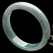 冰种晴水缅甸翡翠A货手镯（59.3mm）