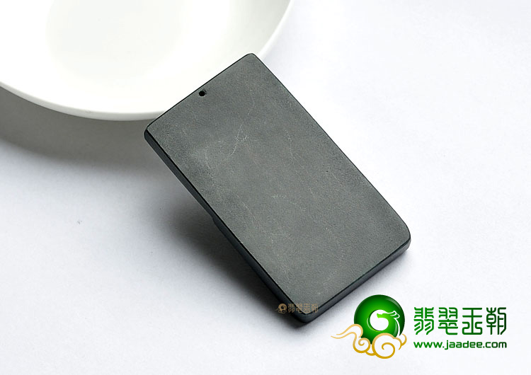 糯冰种墨翠缅甸翡翠A货龙马精神挂件