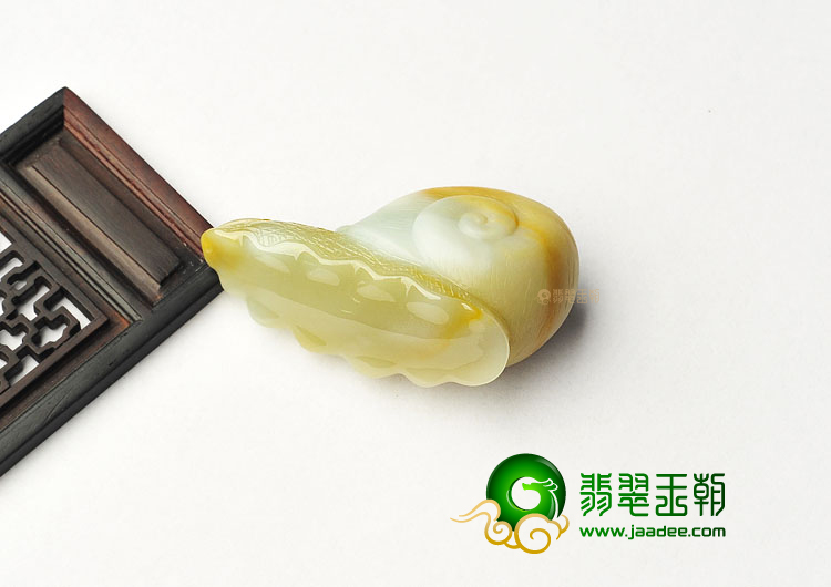 糯冰种黄翡缅甸翡翠A货安居乐业挂件