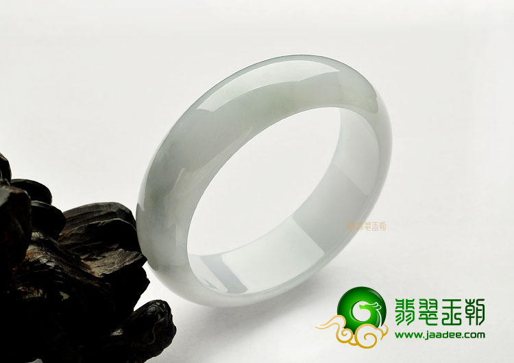 糯冰种晴水缅甸翡翠A货手镯(59.4mm)