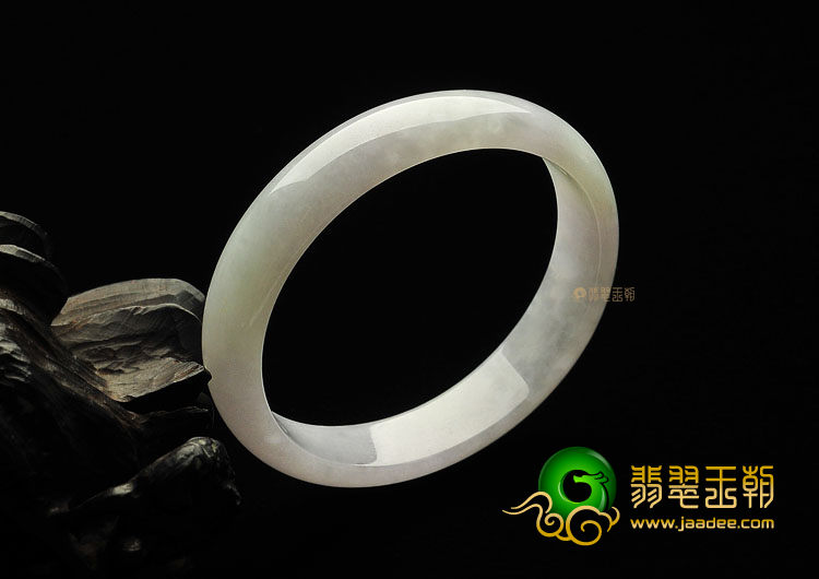 糯冰种晴水紫罗兰缅甸翡翠A货贵妃镯(55.3-51.3mm)