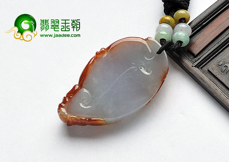 糯冰种褐红翡缅甸翡翠A货望子成龙挂件