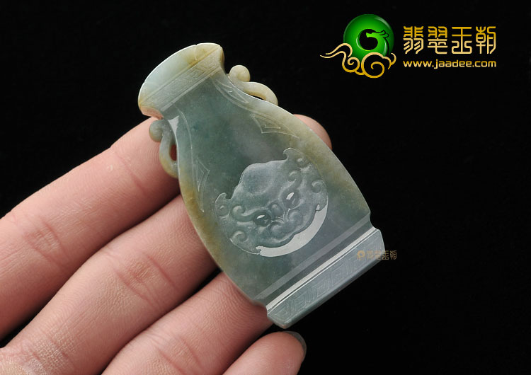 糯冰种晴水带黄翡缅甸翡翠A货平平安安挂件