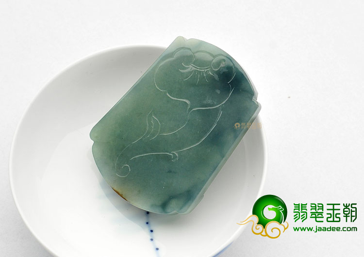 糯冰种晴水带褐黄翡缅甸翡翠A货虎虎生威挂件