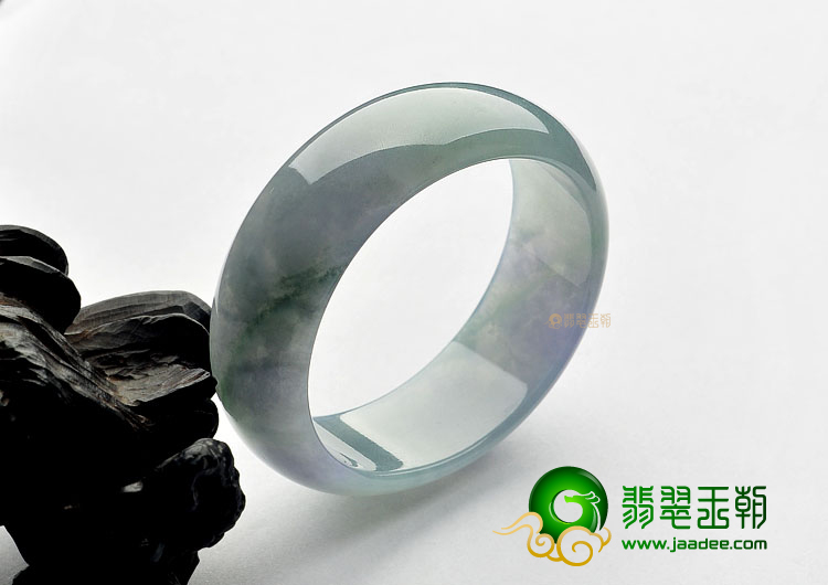 糯冰种晴水紫罗兰缅甸翡翠A货贵妃镯(56.7-51.2mm)