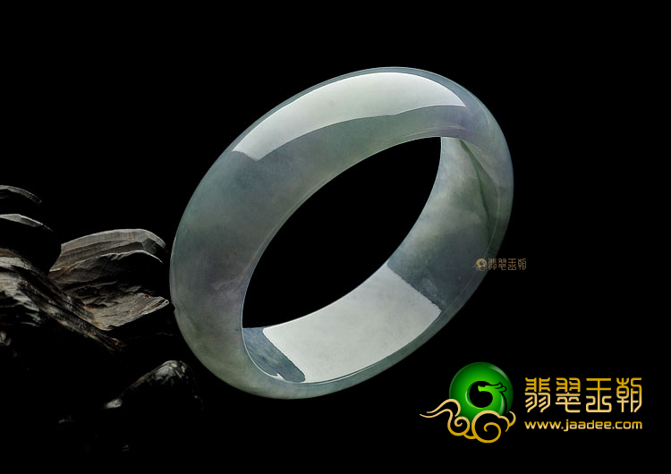 糯冰种晴水紫罗兰缅甸翡翠A货贵妃镯(56.7-51.2mm)