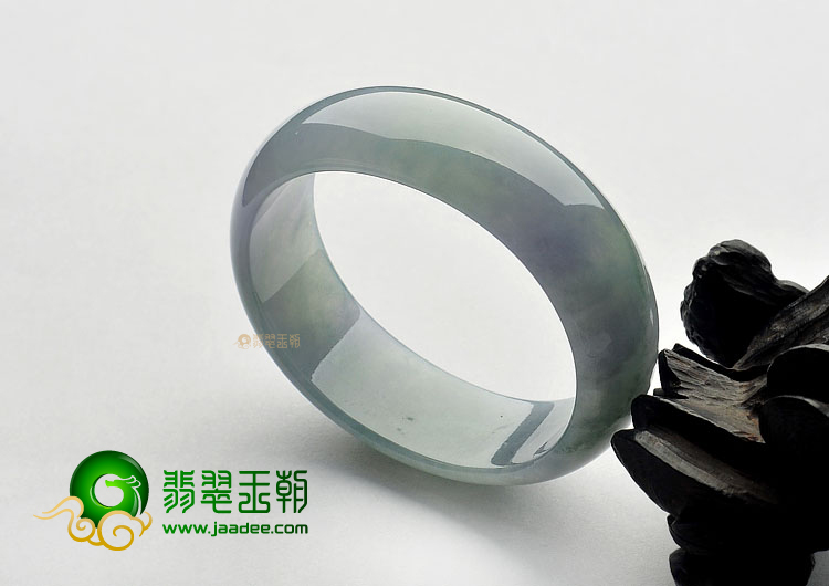 糯冰种晴水紫罗兰缅甸翡翠A货贵妃镯(56.7-51.2mm)