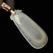 冰种无色缅甸翡翠A货福瓜挂件