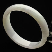 糯冰种晴水紫罗兰缅甸翡翠A货贵妃镯(55.3-51.3mm)