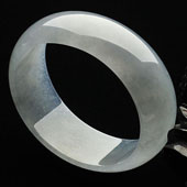 冰种晴水缅甸翡翠A货贵妃镯(50.4-44.8mm)