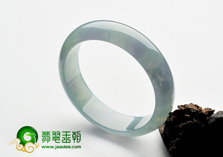 冰种晴水紫罗兰缅甸翡翠A货手镯(59.5mm)