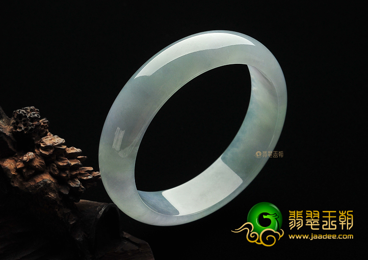 冰种晴水紫罗兰缅甸翡翠A货手镯(59.5mm)