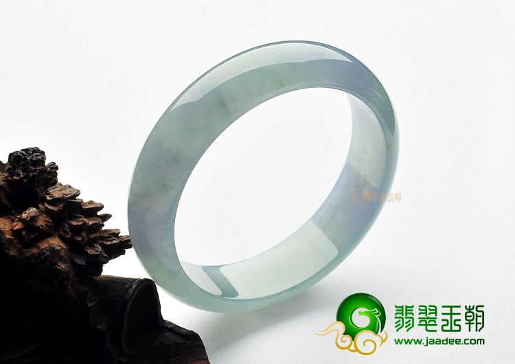 冰种晴水紫罗兰缅甸翡翠A货手镯(59.5mm)